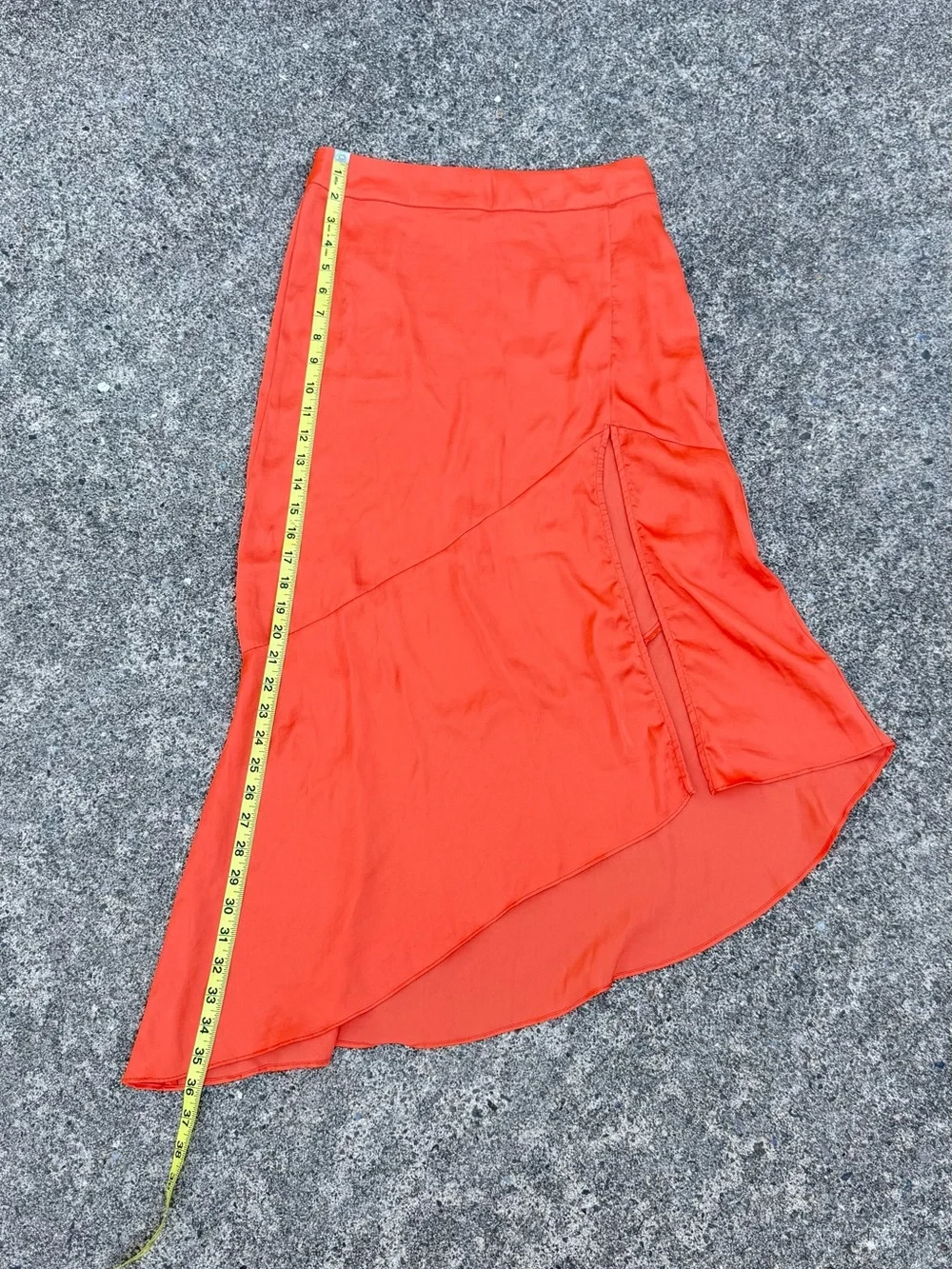 Free People Lola Asymmetric Ruffled Skirt Size 4 Boho Cowgirl Western